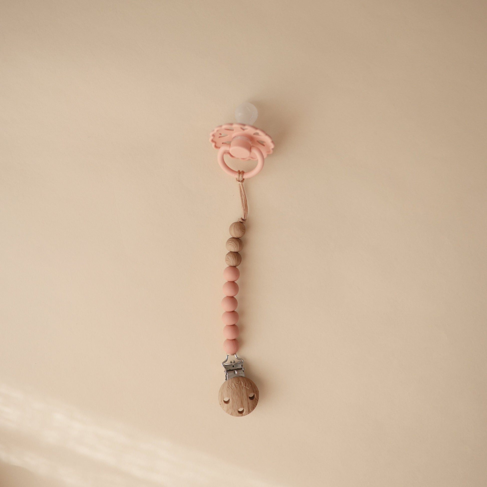 Silicone Pacifier Clip | Eva - Babies in Bloom