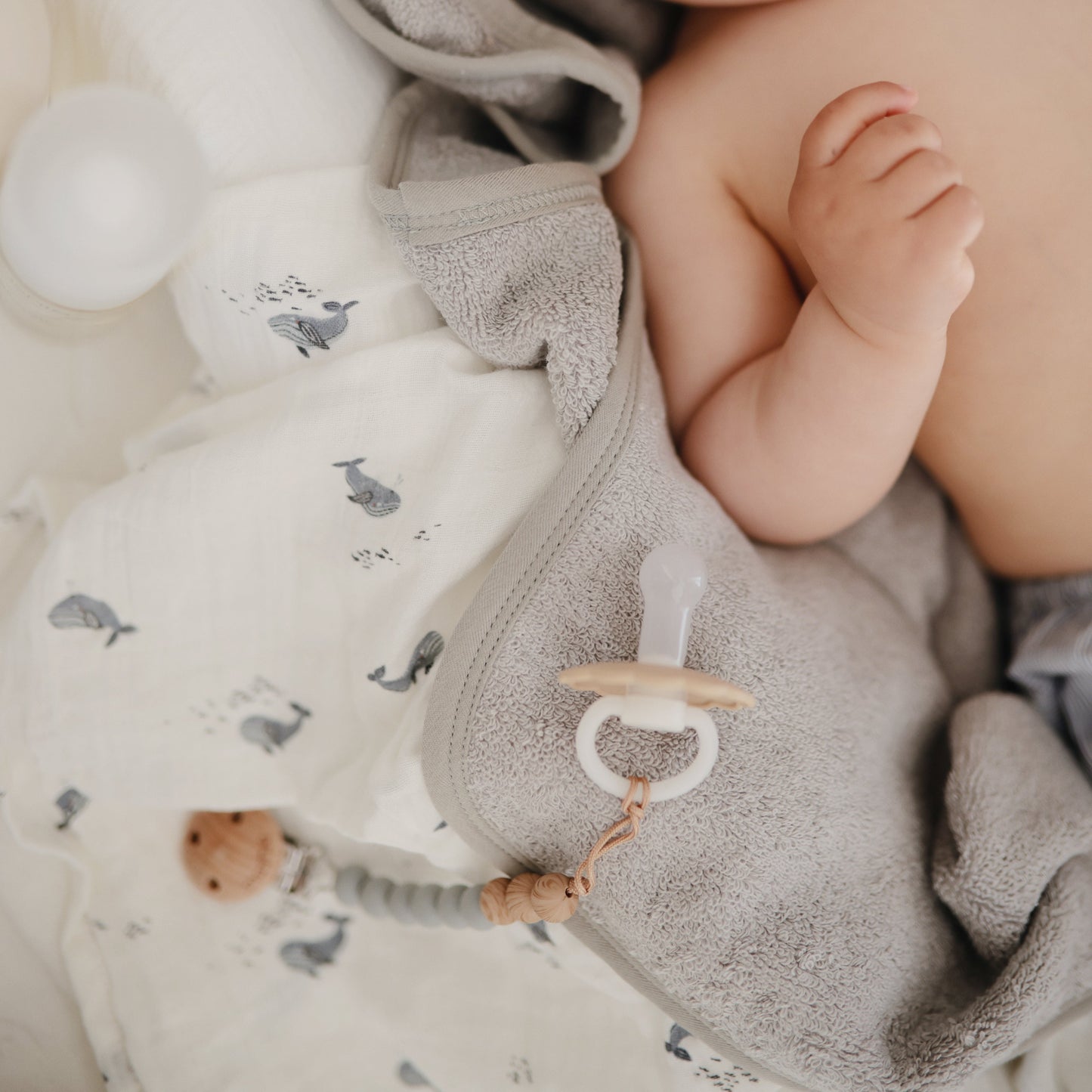 Silicone Pacifier Clip | Eva - Babies in Bloom