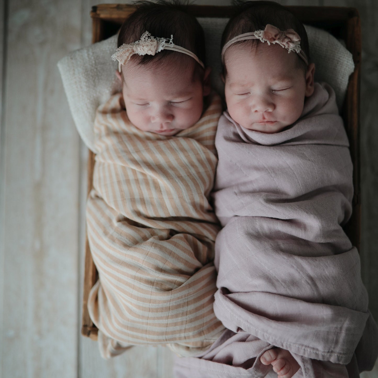 Organic Cotton Muslin Swaddle Blanket - Babies in Bloom