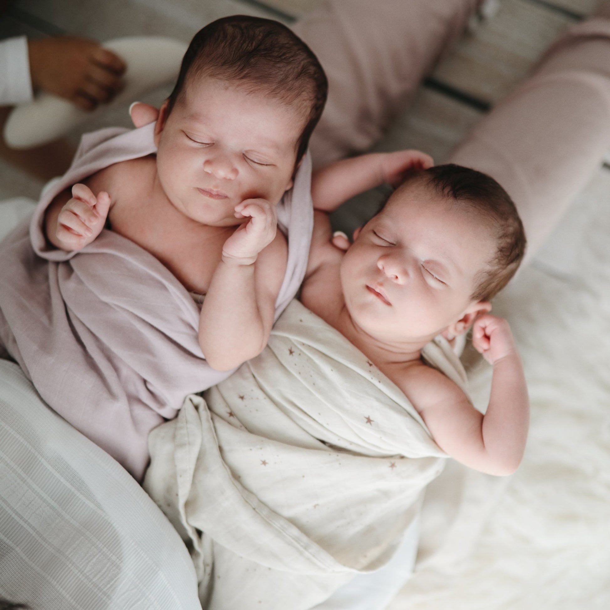 Organic Cotton Muslin Swaddle Blanket - Babies in Bloom