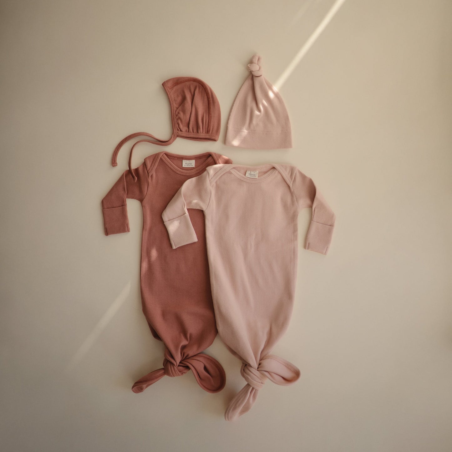 Ribbed Baby Bonnet - Babies in Bloom