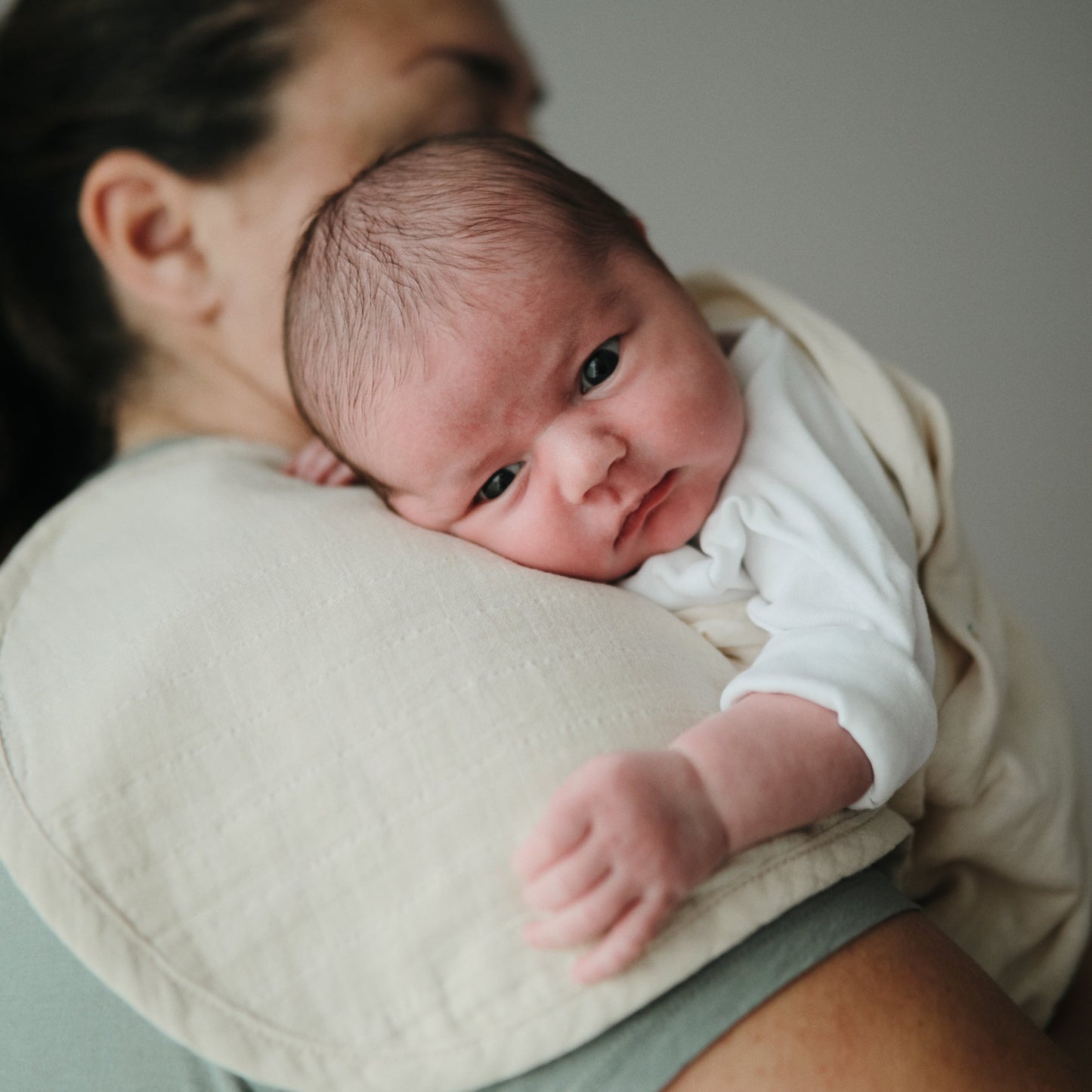 Organic Cotton Muslin Burp Cloth 2-Pack - Babies in Bloom