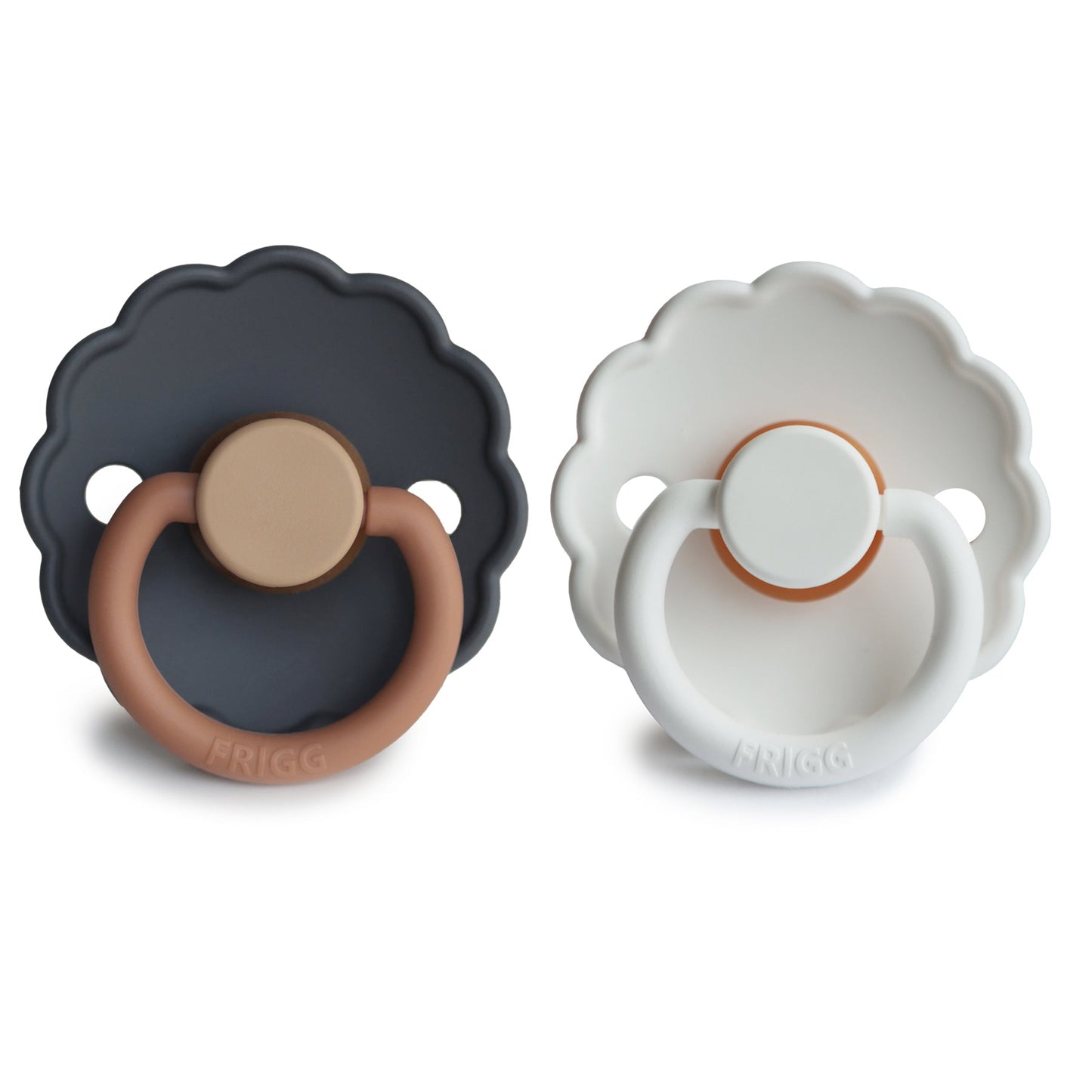 FRIGG Daisy Natural Rubber Pacifier 2-Pack - Babies in Bloom