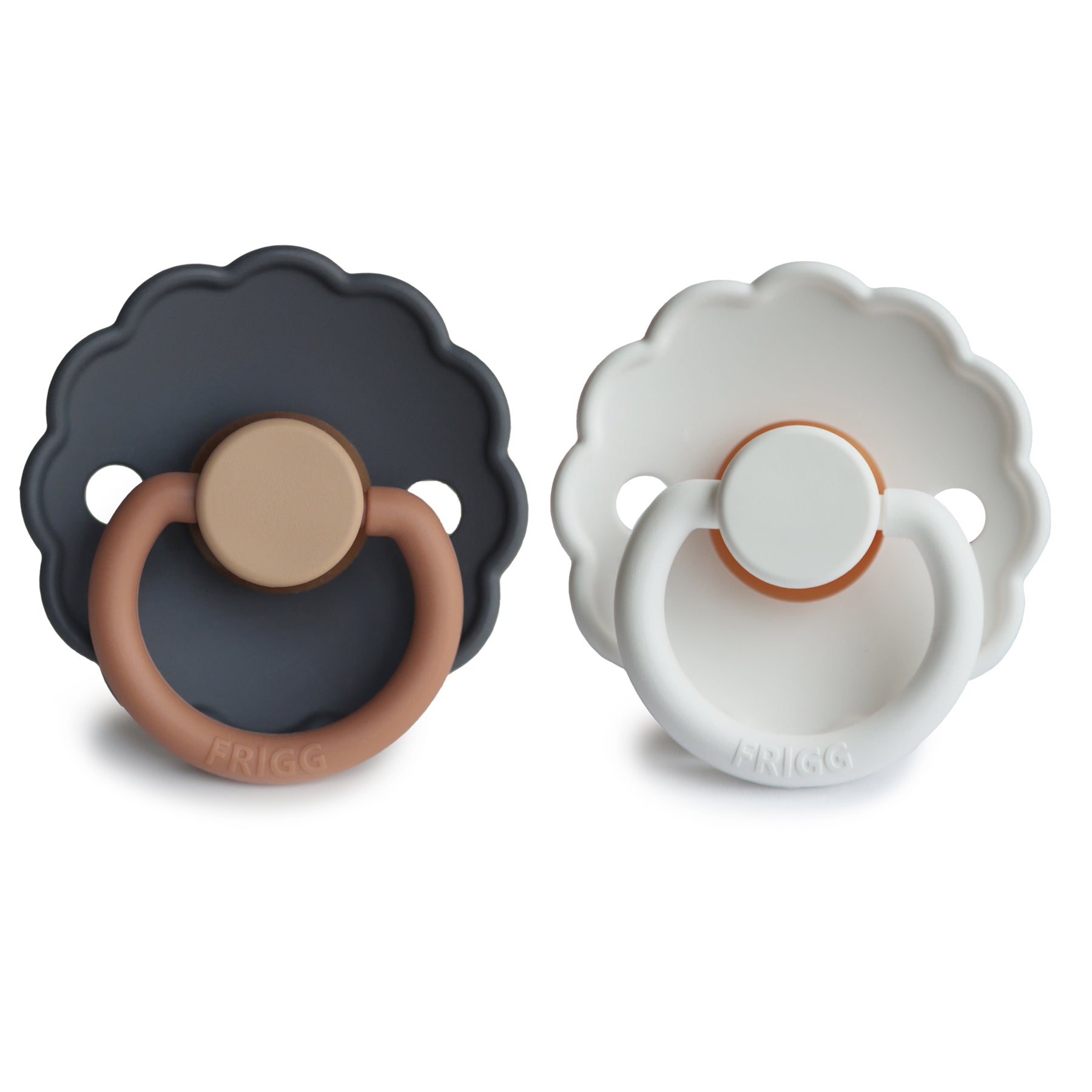 FRIGG Daisy Natural Rubber Pacifier 2-Pack - Babies in Bloom