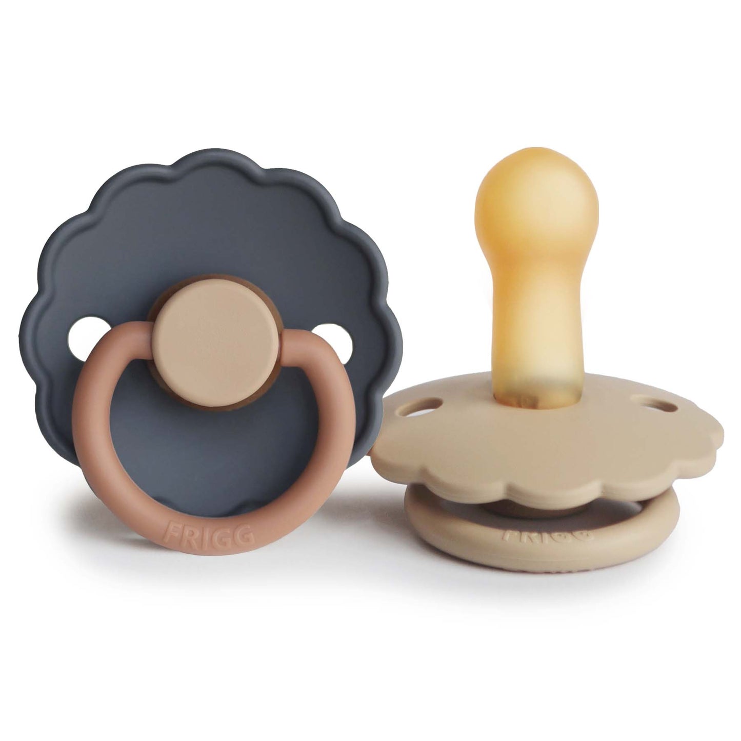 FRIGG Daisy Natural Rubber Pacifier 2-Pack - Babies in Bloom