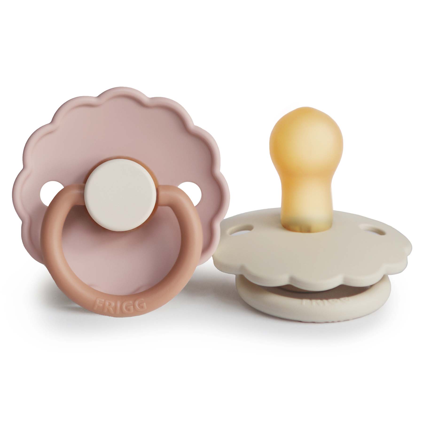 FRIGG Daisy Natural Rubber Pacifier 2-Pack - Babies in Bloom