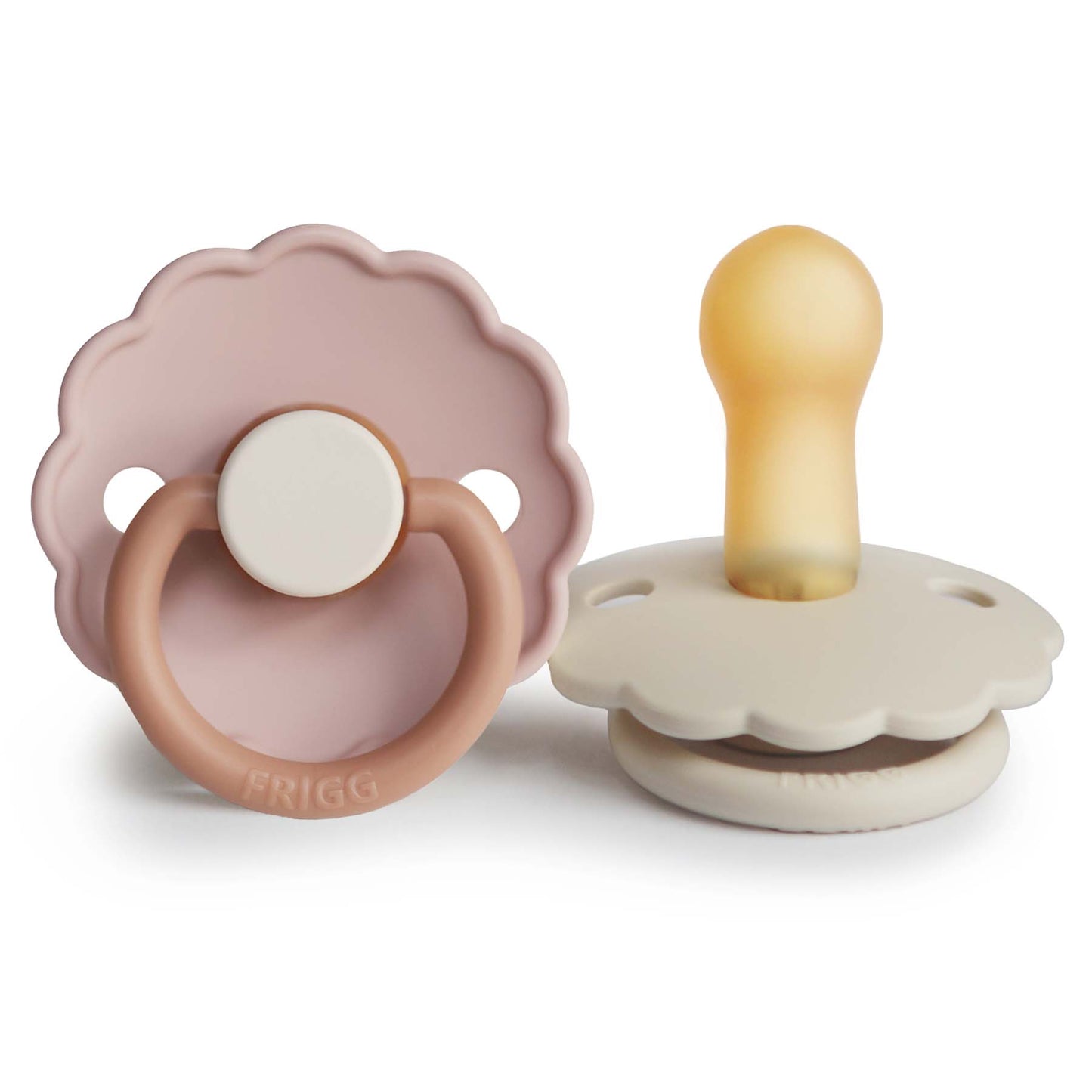 FRIGG Daisy Natural Rubber Pacifier 2-Pack - Babies in Bloom