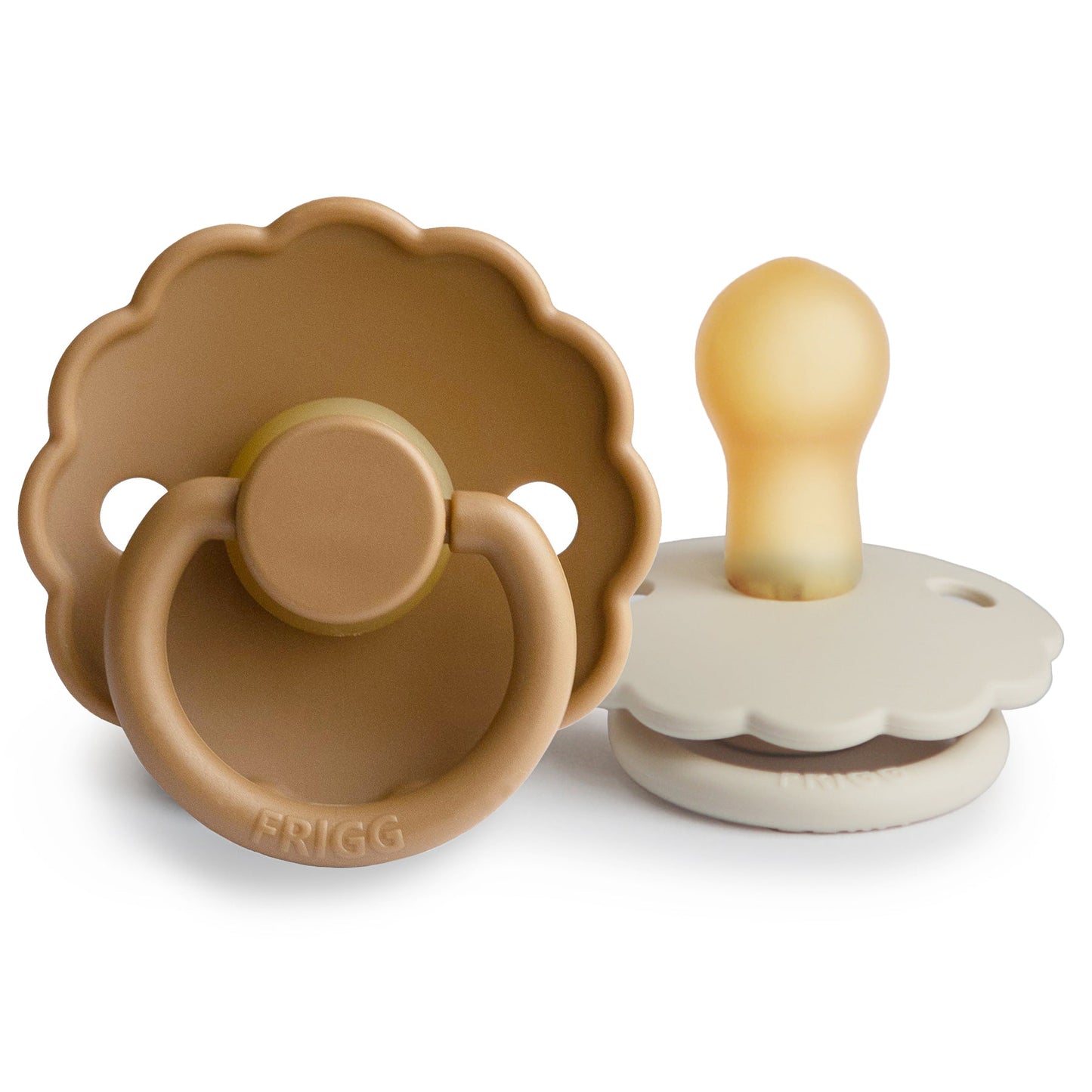 FRIGG Daisy Natural Rubber Pacifier 2-Pack - Babies in Bloom