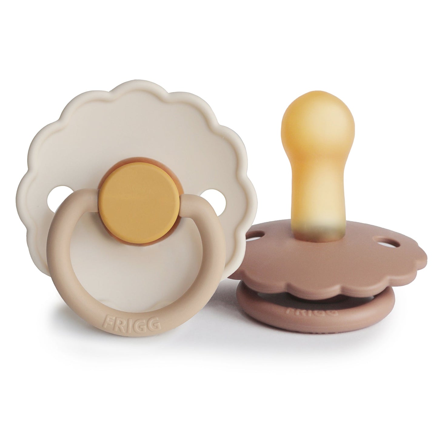 FRIGG Daisy Natural Rubber Pacifier 2-Pack - Babies in Bloom