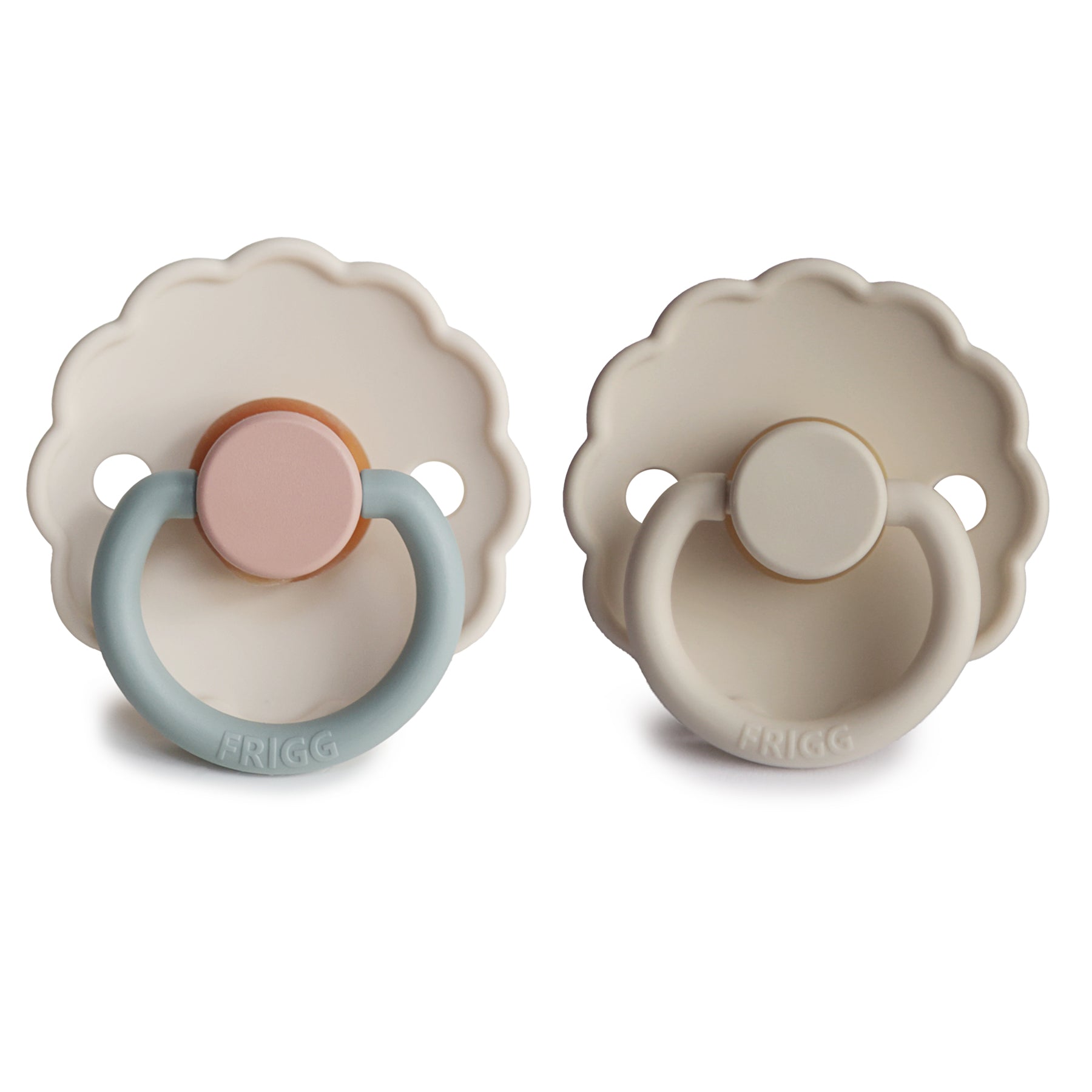 FRIGG Daisy Natural Rubber Pacifier 2-Pack - Babies in Bloom