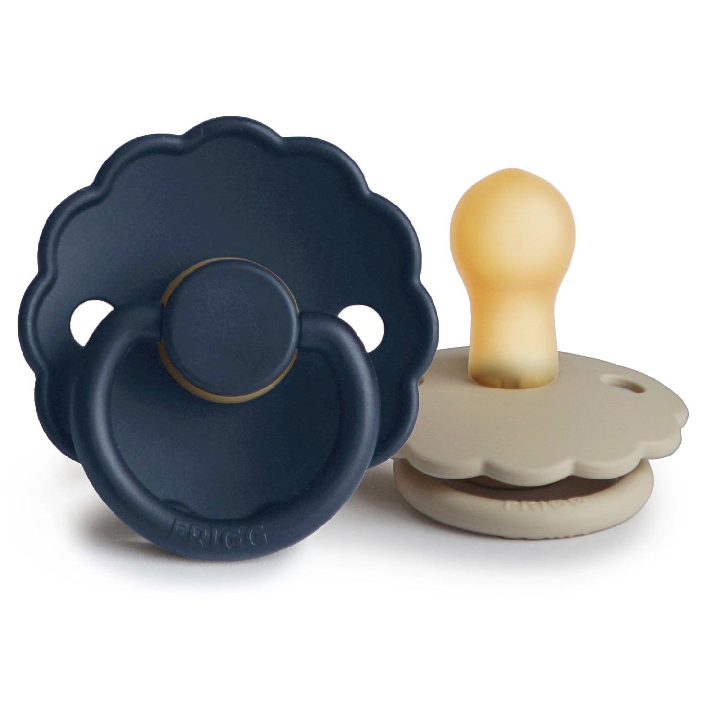 FRIGG Daisy Natural Rubber Pacifier 2-Pack - Babies in Bloom