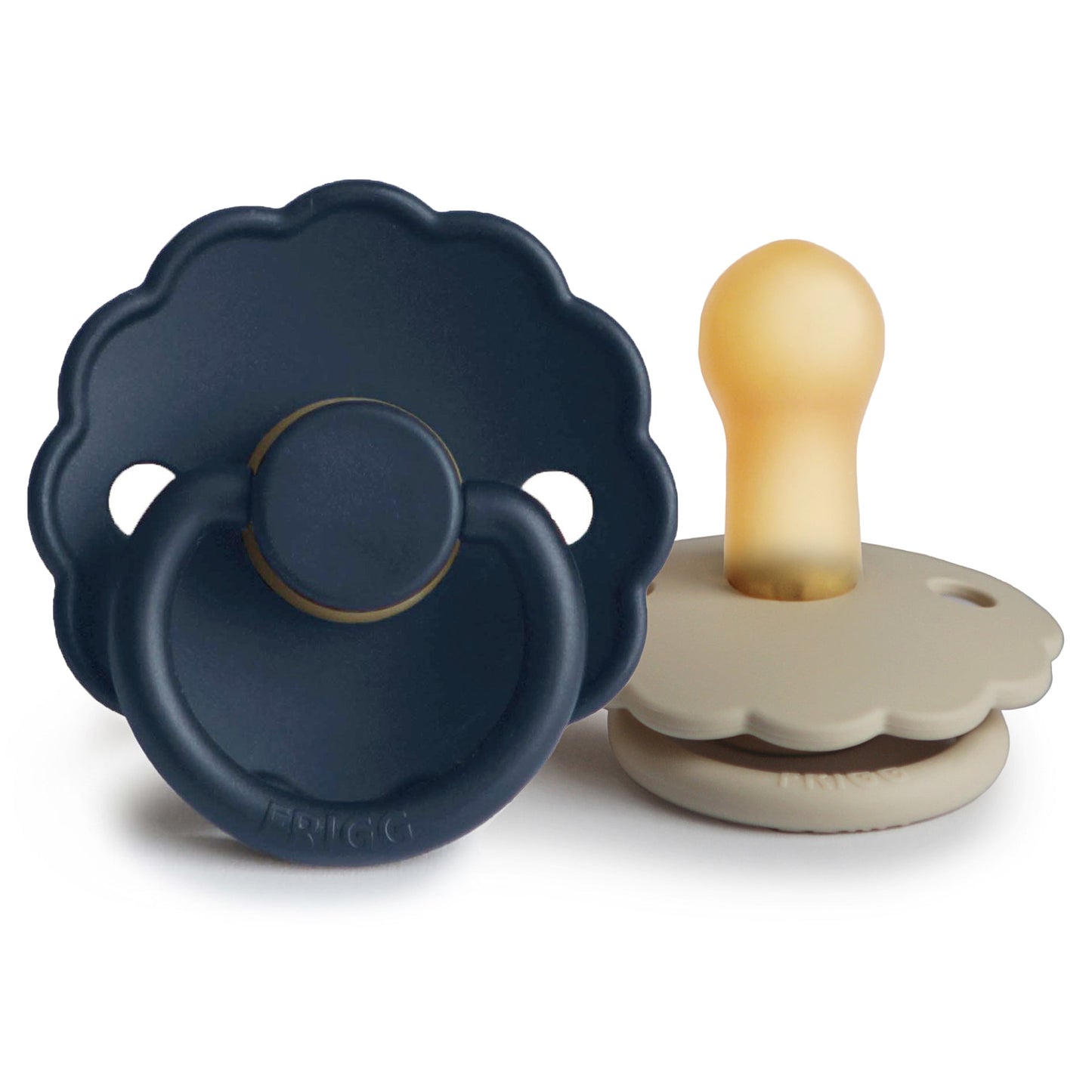 FRIGG Daisy Natural Rubber Pacifier 2-Pack - Babies in Bloom
