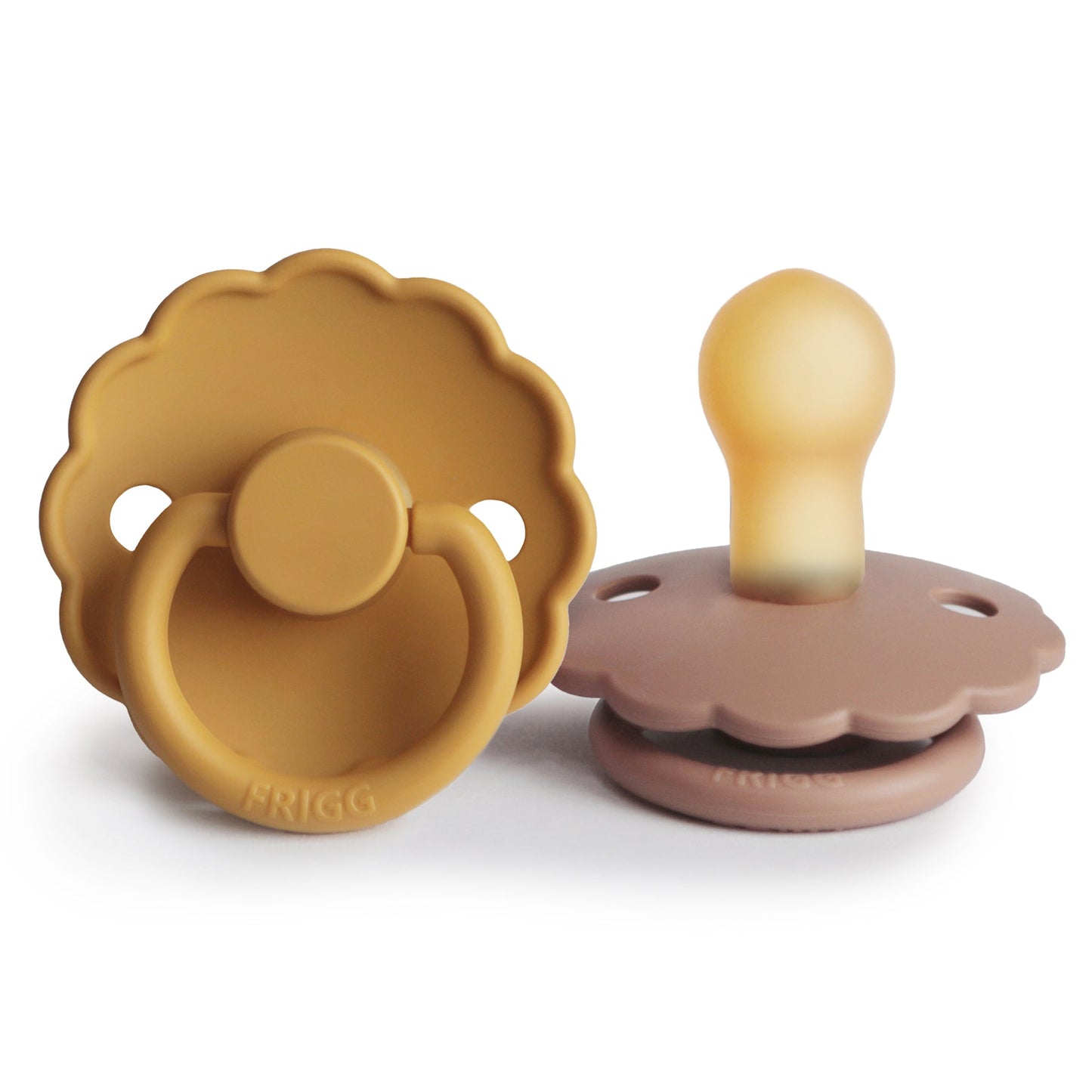 FRIGG Daisy Natural Rubber Pacifier 2-Pack - Babies in Bloom