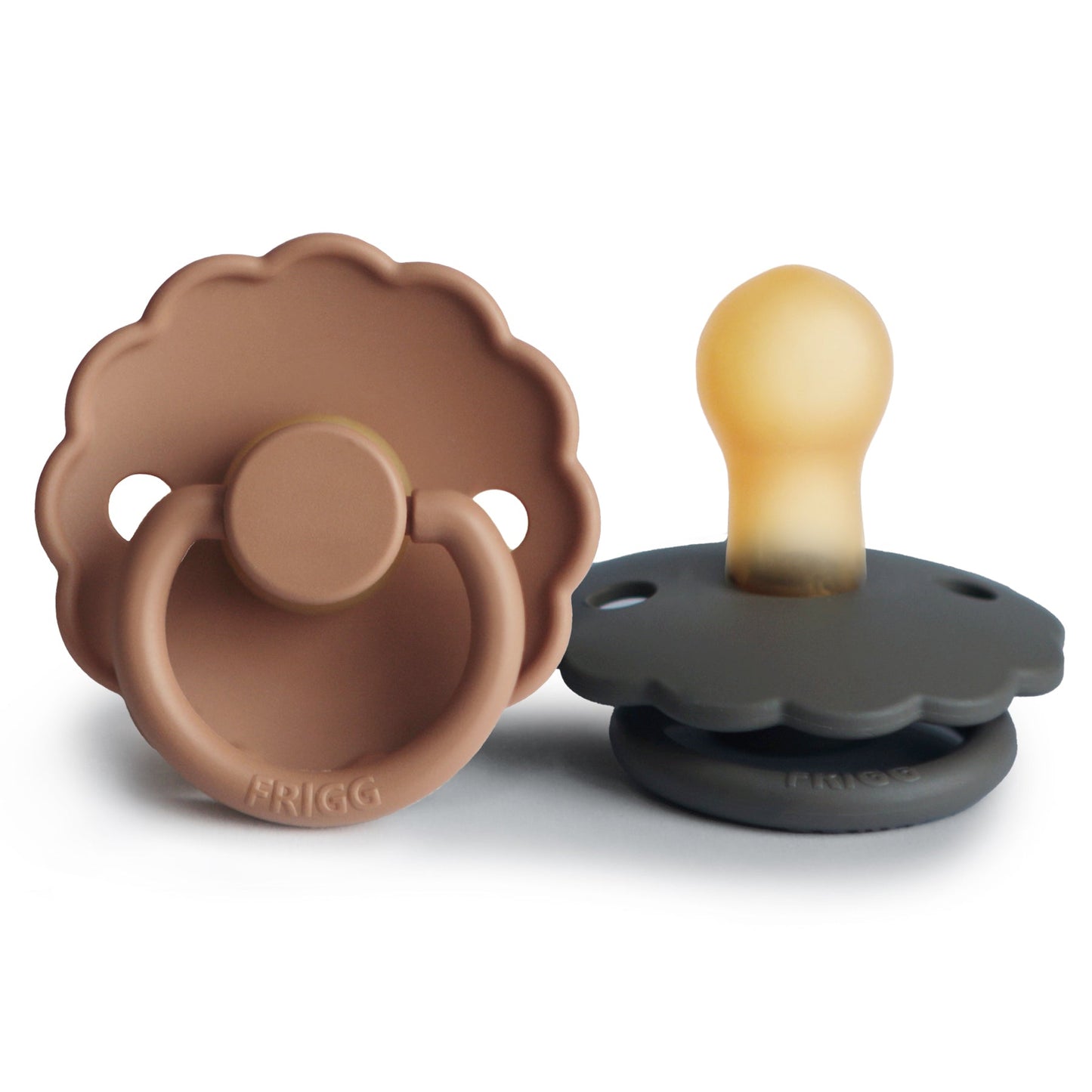 FRIGG Daisy Natural Rubber Pacifier 2-Pack - Babies in Bloom