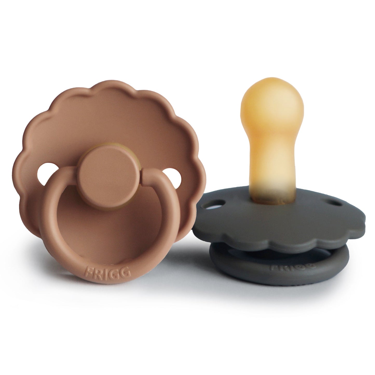 FRIGG Daisy Natural Rubber Pacifier 2-Pack - Babies in Bloom