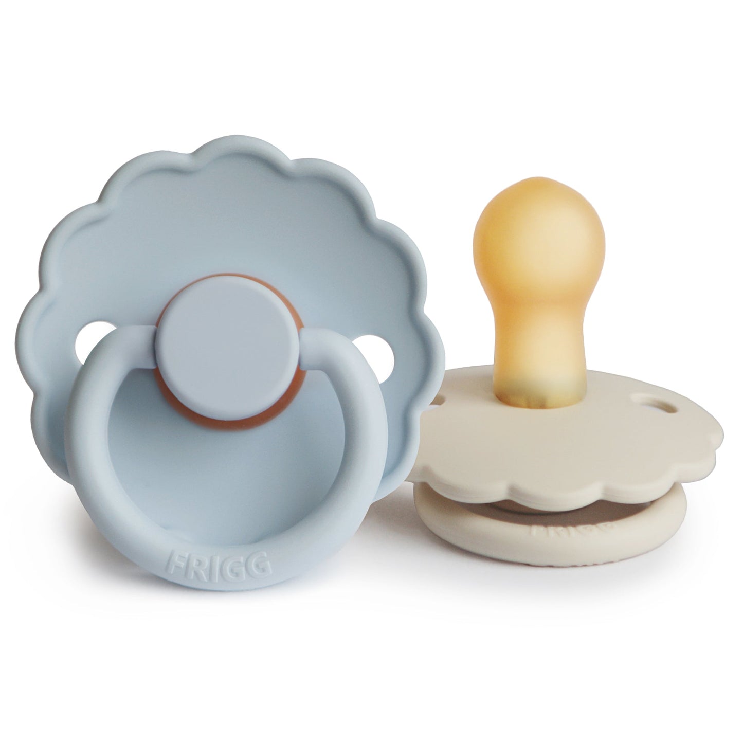 FRIGG Daisy Natural Rubber Pacifier 2-Pack - Babies in Bloom