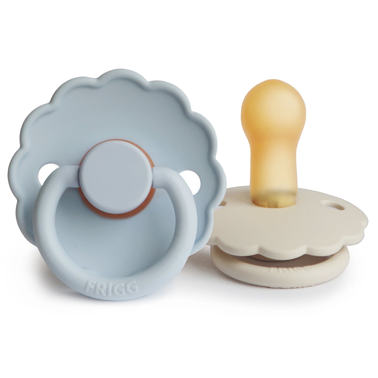 FRIGG Daisy Natural Rubber Pacifier 2-Pack - Babies in Bloom