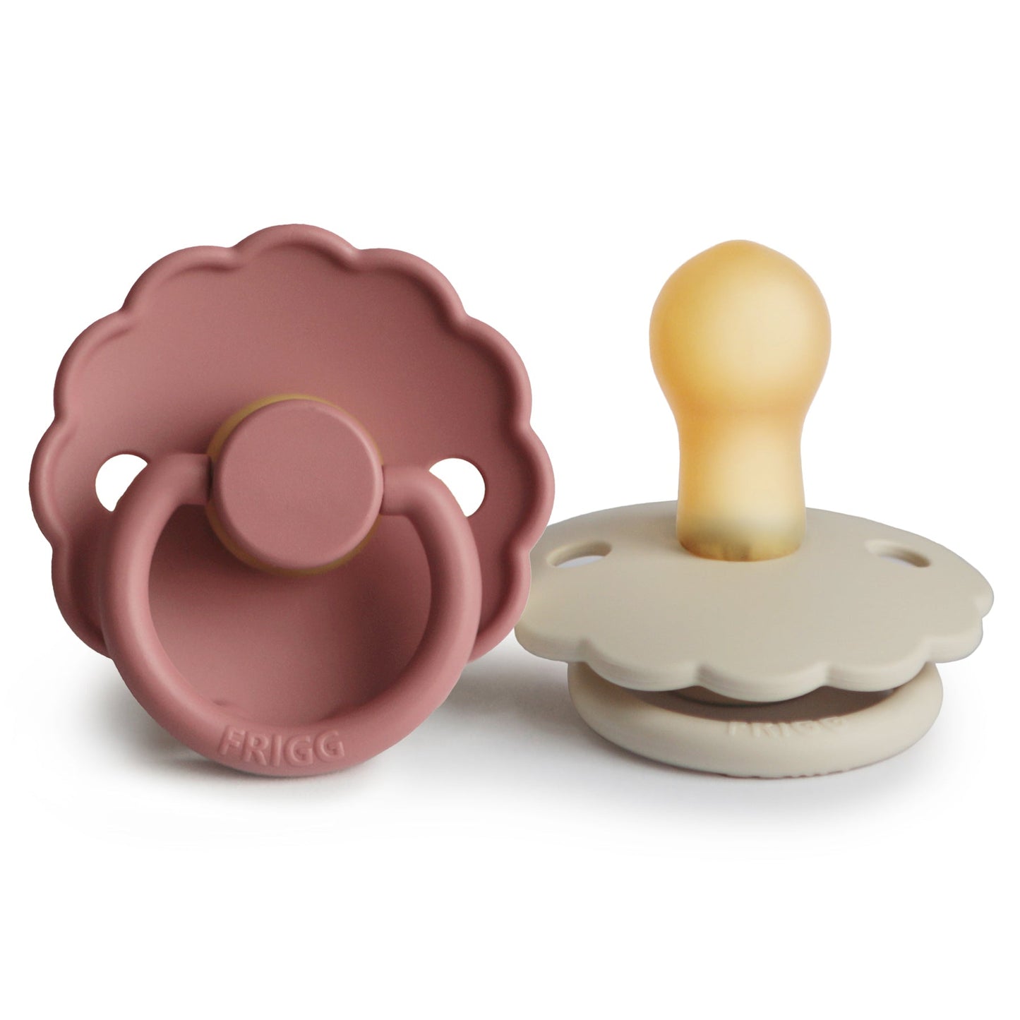 FRIGG Daisy Natural Rubber Pacifier 2-Pack - Babies in Bloom