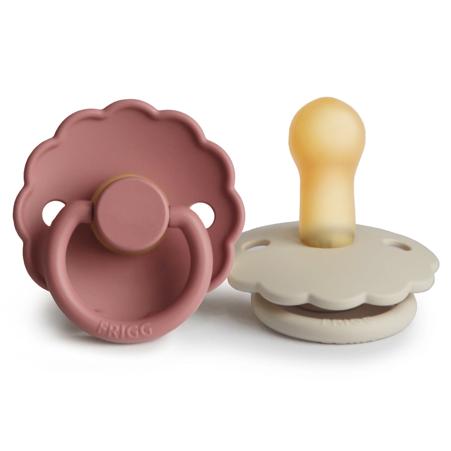 FRIGG Daisy Natural Rubber Pacifier 2-Pack - Babies in Bloom
