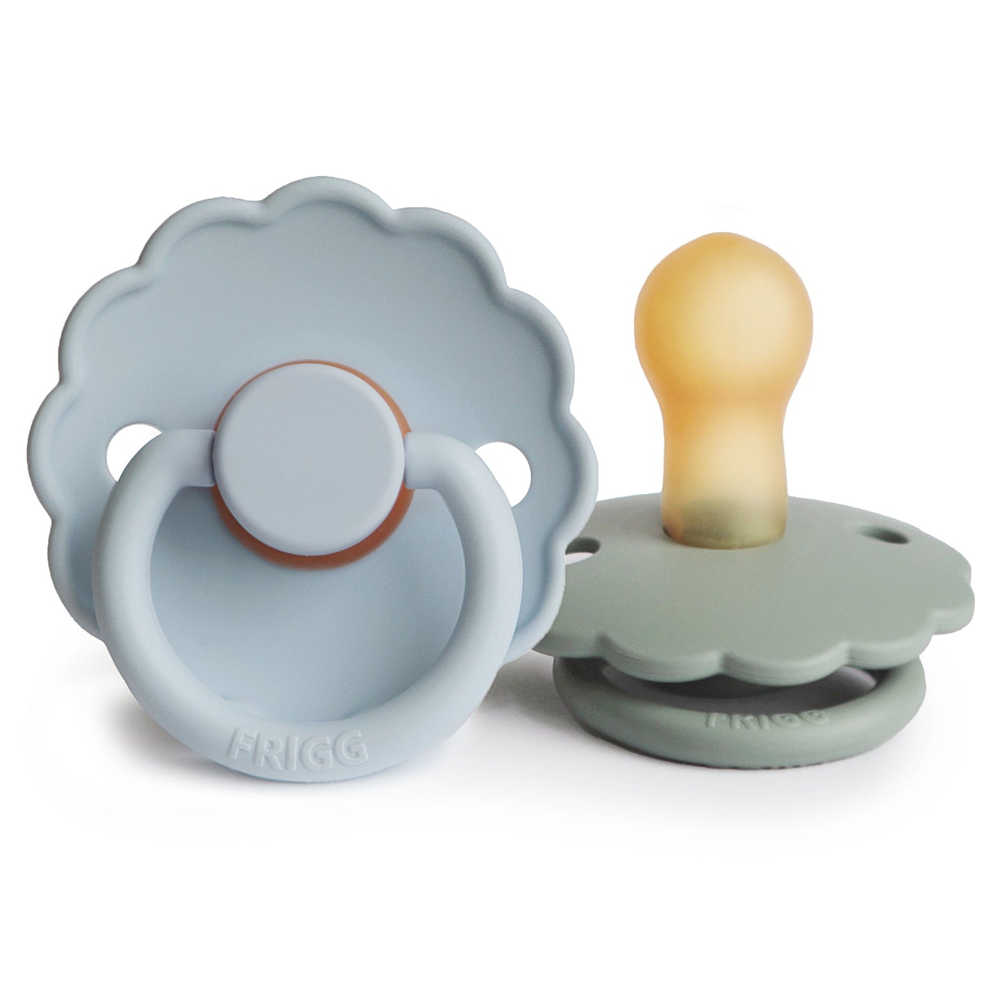FRIGG Daisy Natural Rubber Pacifier 2-Pack - Babies in Bloom