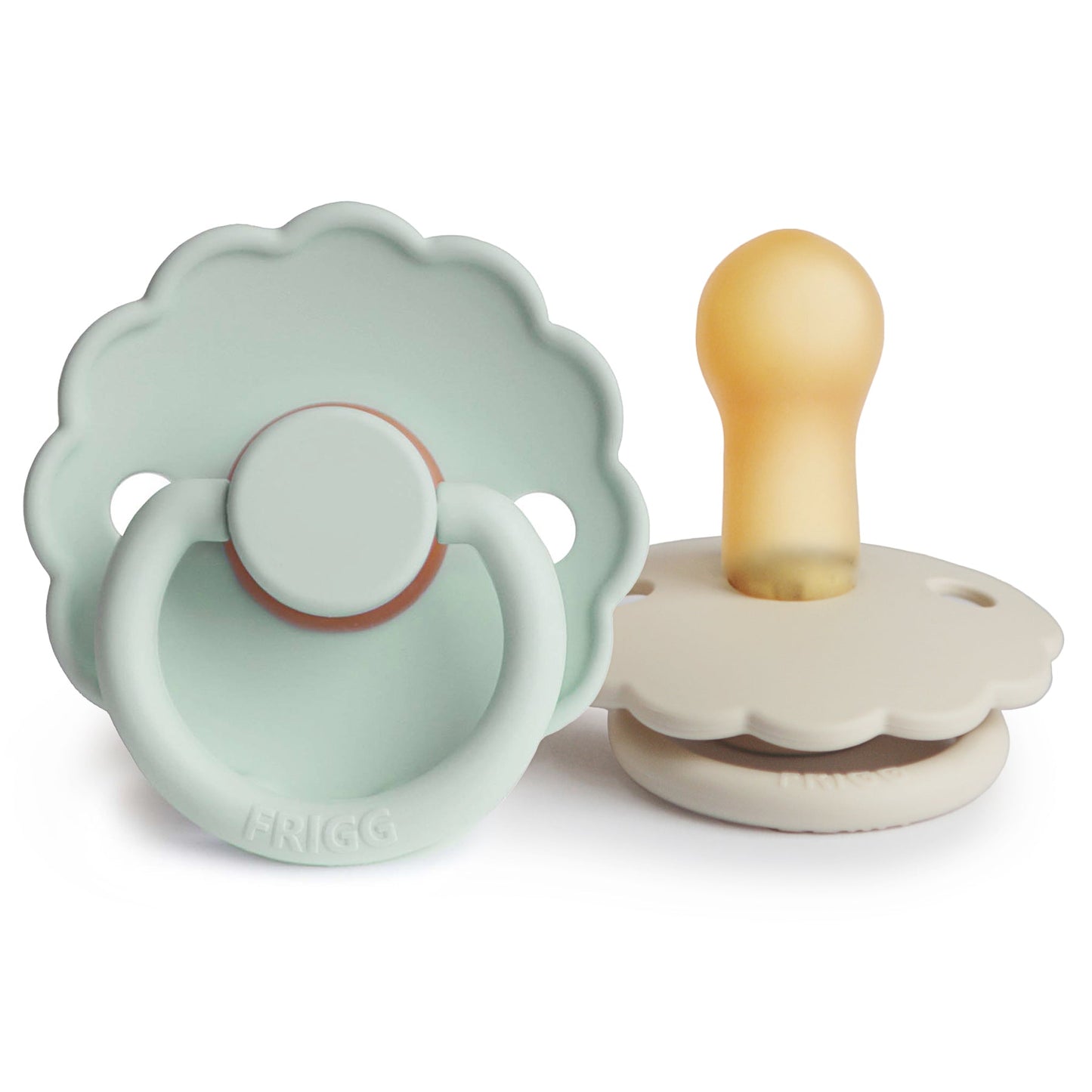 FRIGG Daisy Natural Rubber Pacifier 2-Pack - Babies in Bloom