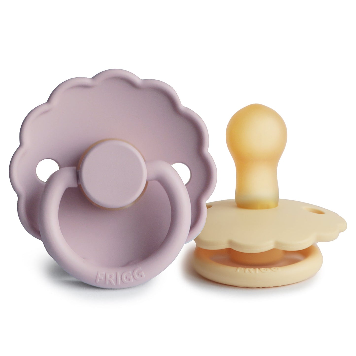 FRIGG Daisy Natural Rubber Pacifier 2-Pack - Babies in Bloom