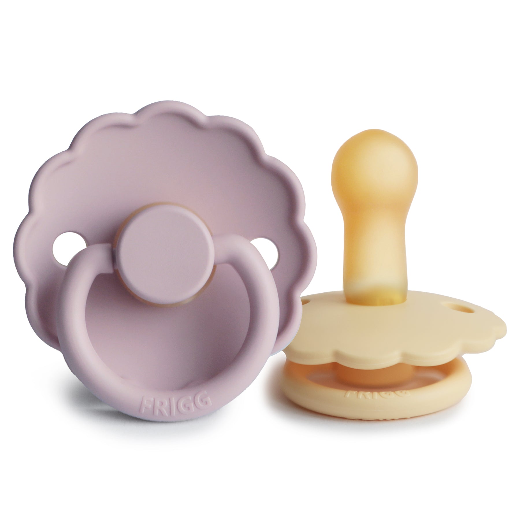 FRIGG Daisy Natural Rubber Pacifier 2-Pack - Babies in Bloom