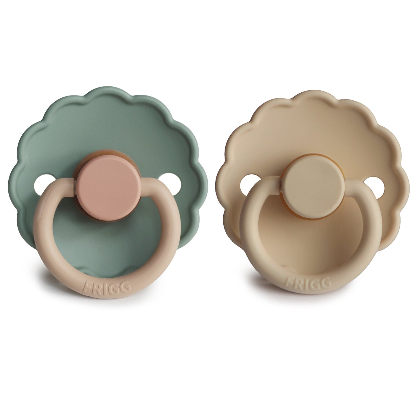 FRIGG Daisy Natural Rubber Pacifier 2-Pack - Babies in Bloom