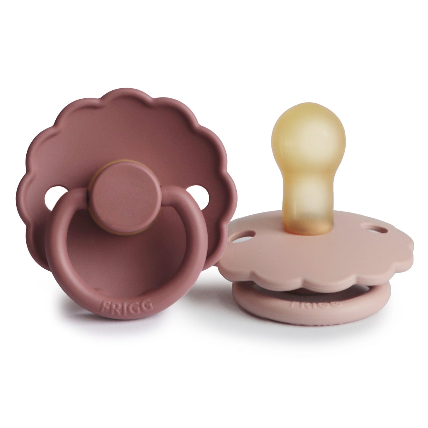 FRIGG Daisy Natural Rubber Pacifier 2-Pack - Babies in Bloom