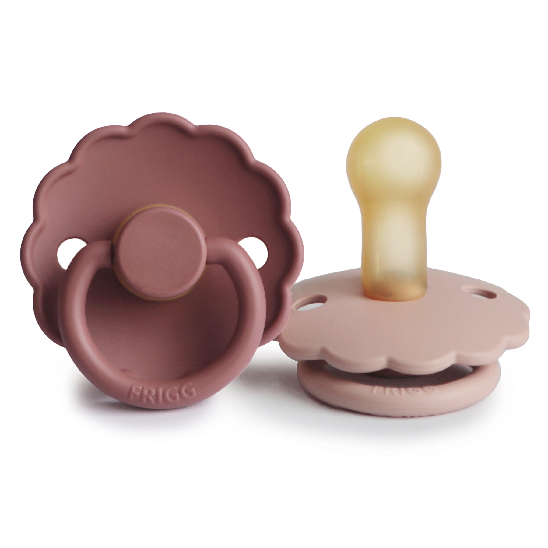 FRIGG Daisy Natural Rubber Pacifier 2-Pack - Babies in Bloom