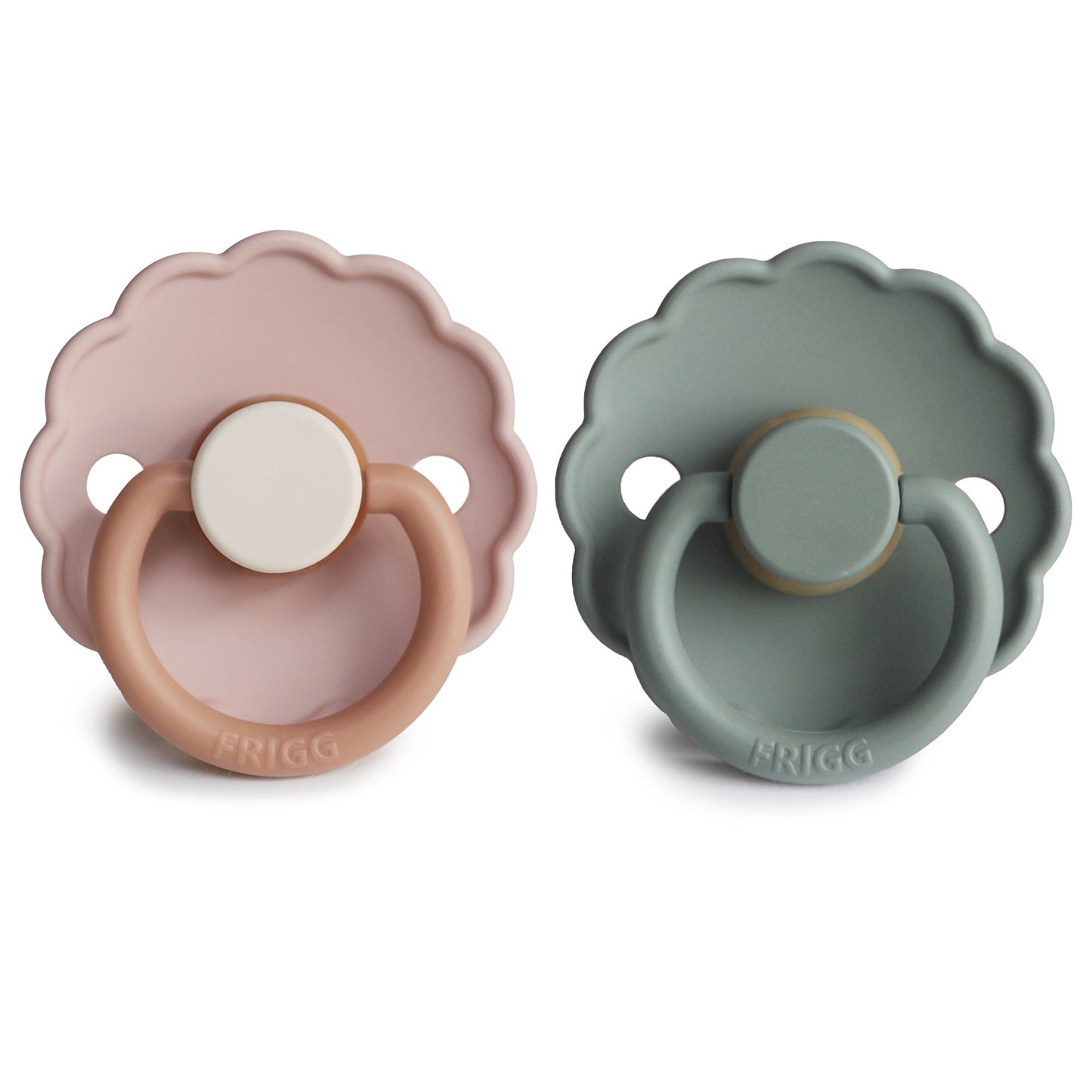 FRIGG Daisy Natural Rubber Pacifier 2-Pack - Babies in Bloom