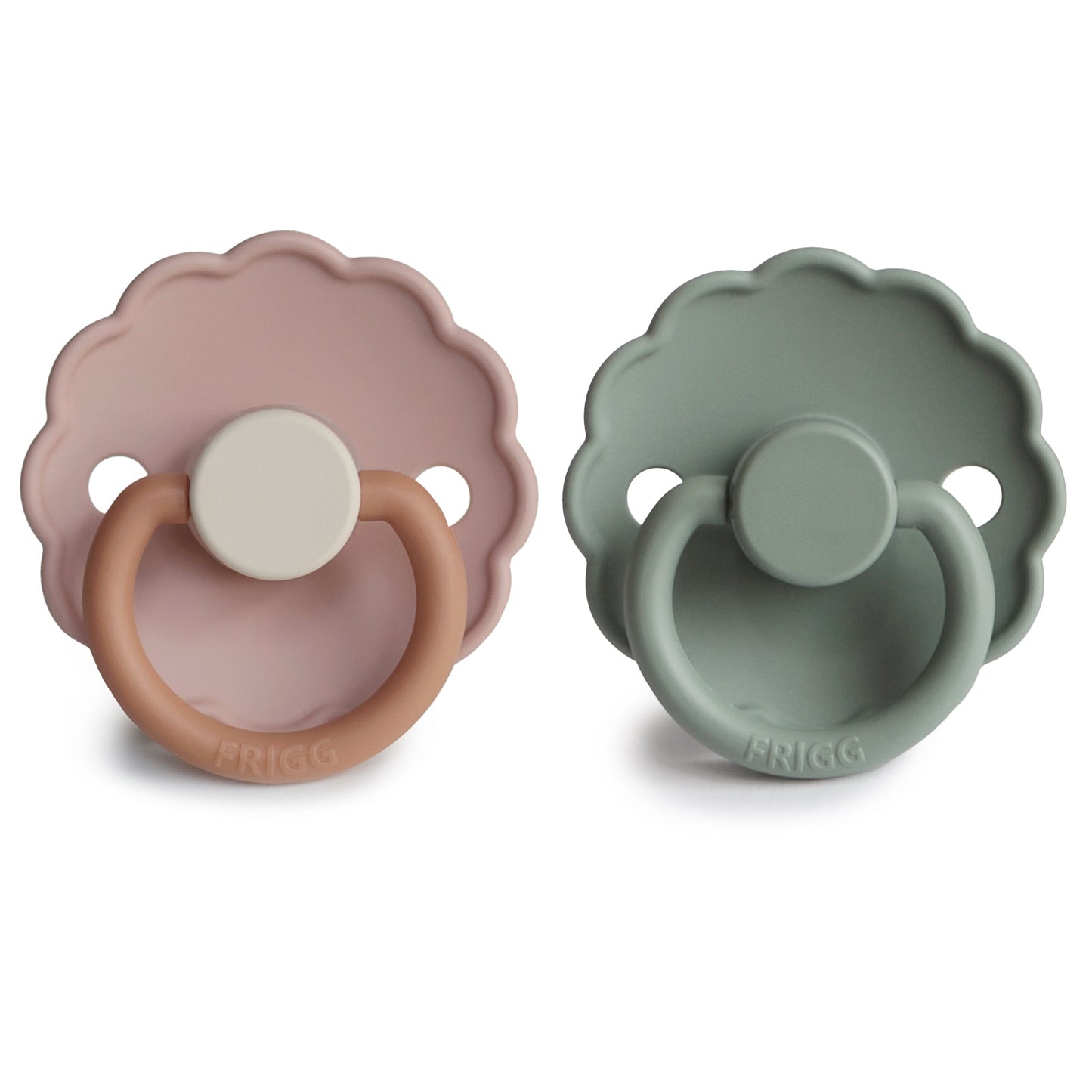 FRIGG Daisy Silicone Pacifier 2-Pack - Babies in Bloom