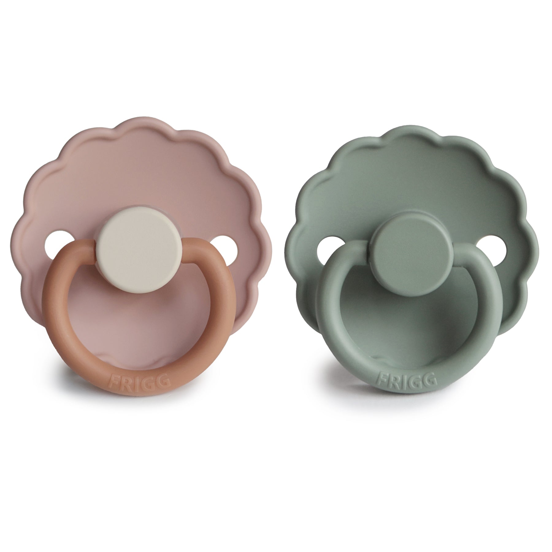 FRIGG Daisy Silicone Pacifier 2-Pack - Babies in Bloom