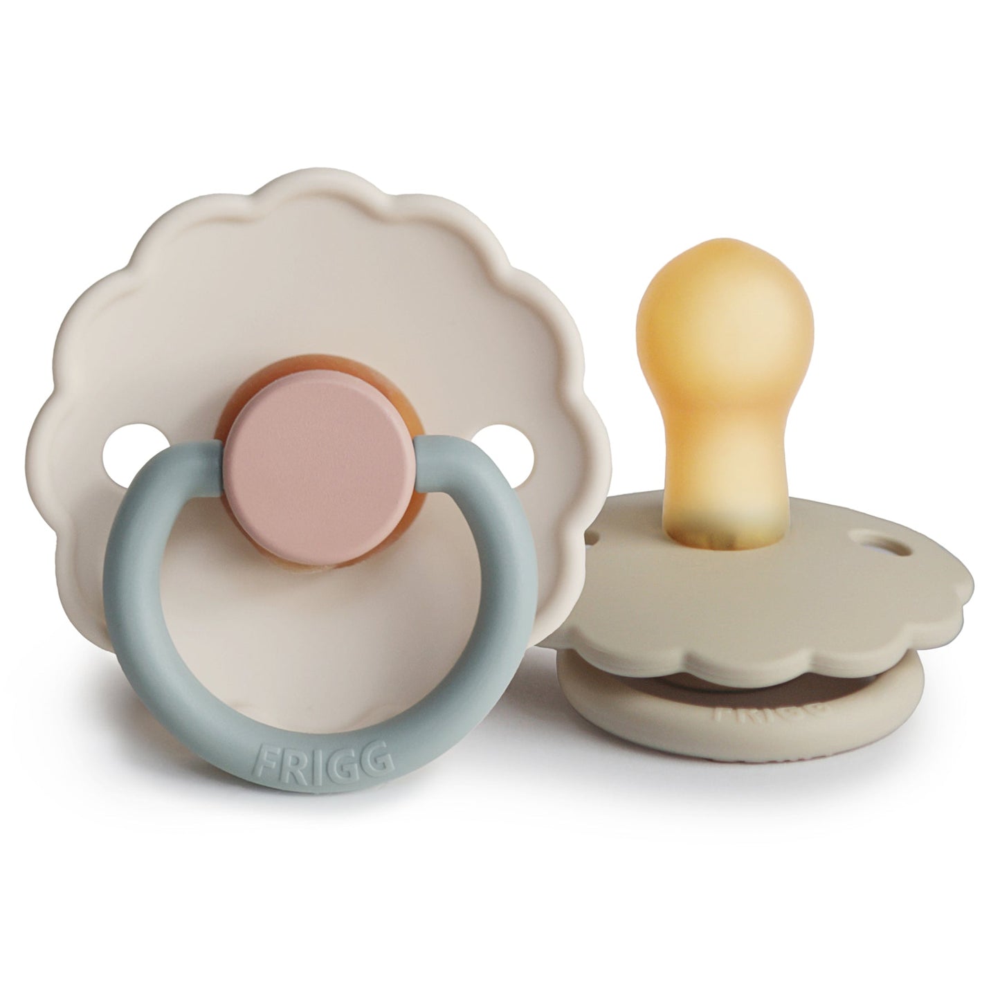 FRIGG Daisy Natural Rubber Pacifier 2-Pack - Babies in Bloom