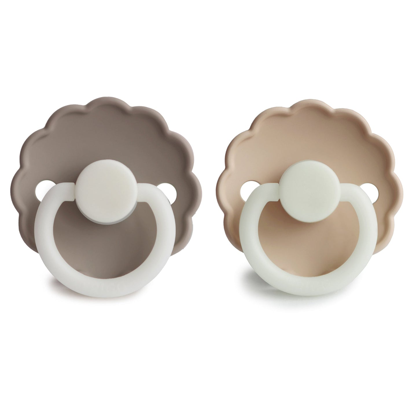 FRIGG Daisy Night Silicone Pacifier 2-Pack - Babies in Bloom