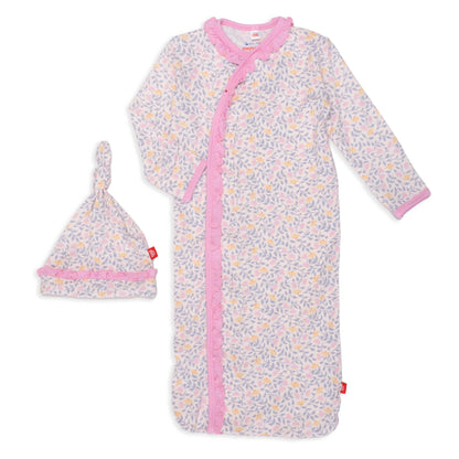 Magnetic Modal Cozy Sleeper Gown + Hat Sets