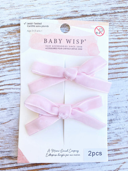 Baby Wisp Alligator Clip Pigtail Bows