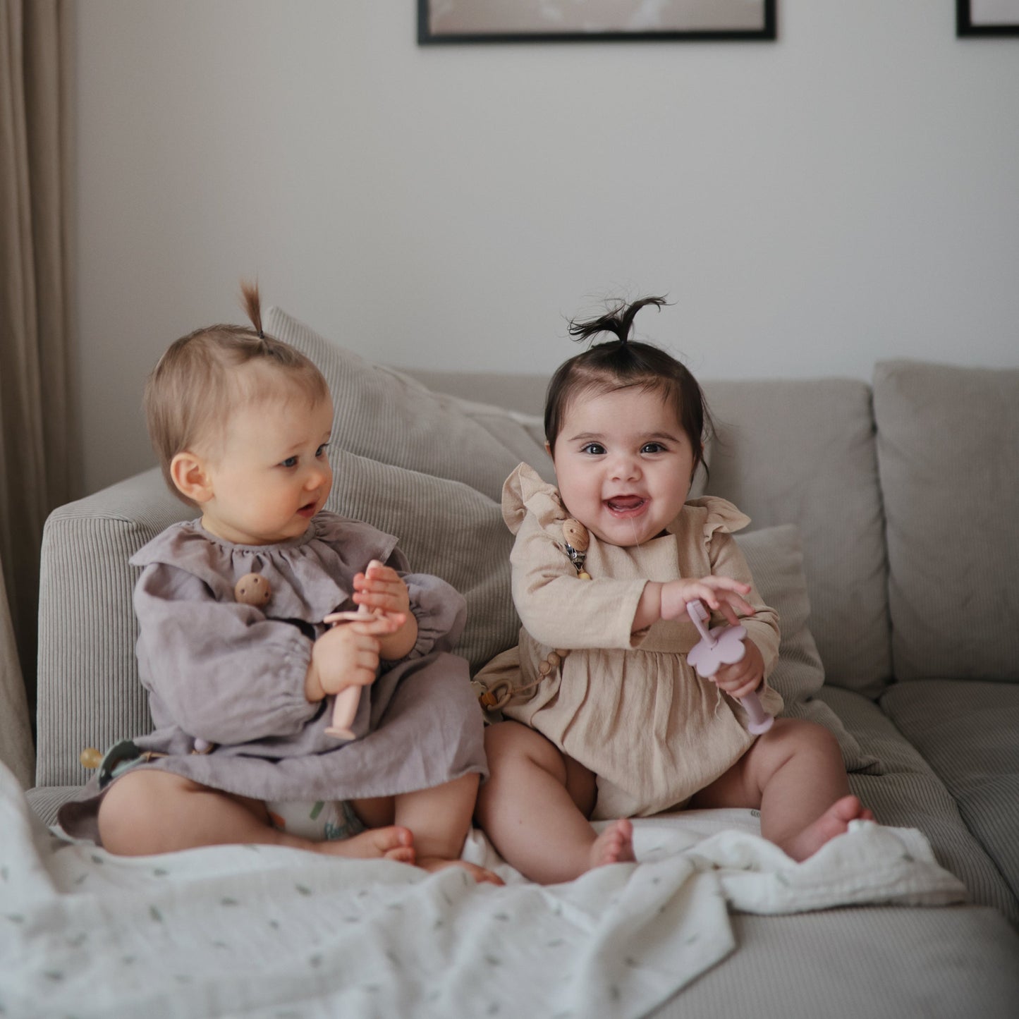 Organic Cotton Muslin Swaddle Blanket - Babies in Bloom