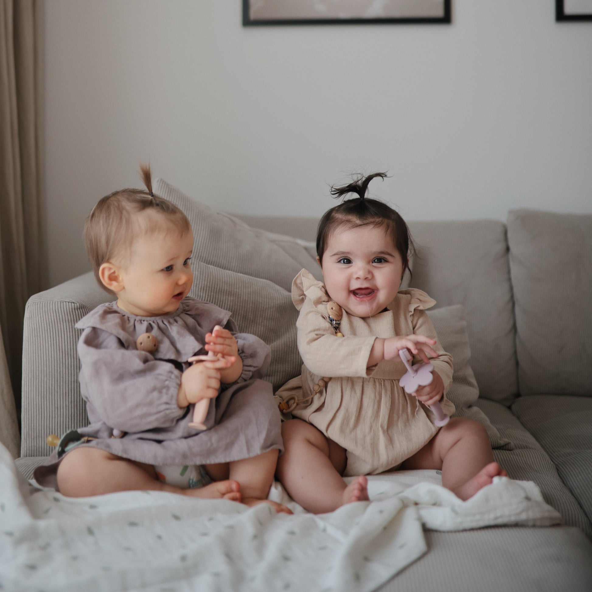 Organic Cotton Muslin Swaddle Blanket - Babies in Bloom
