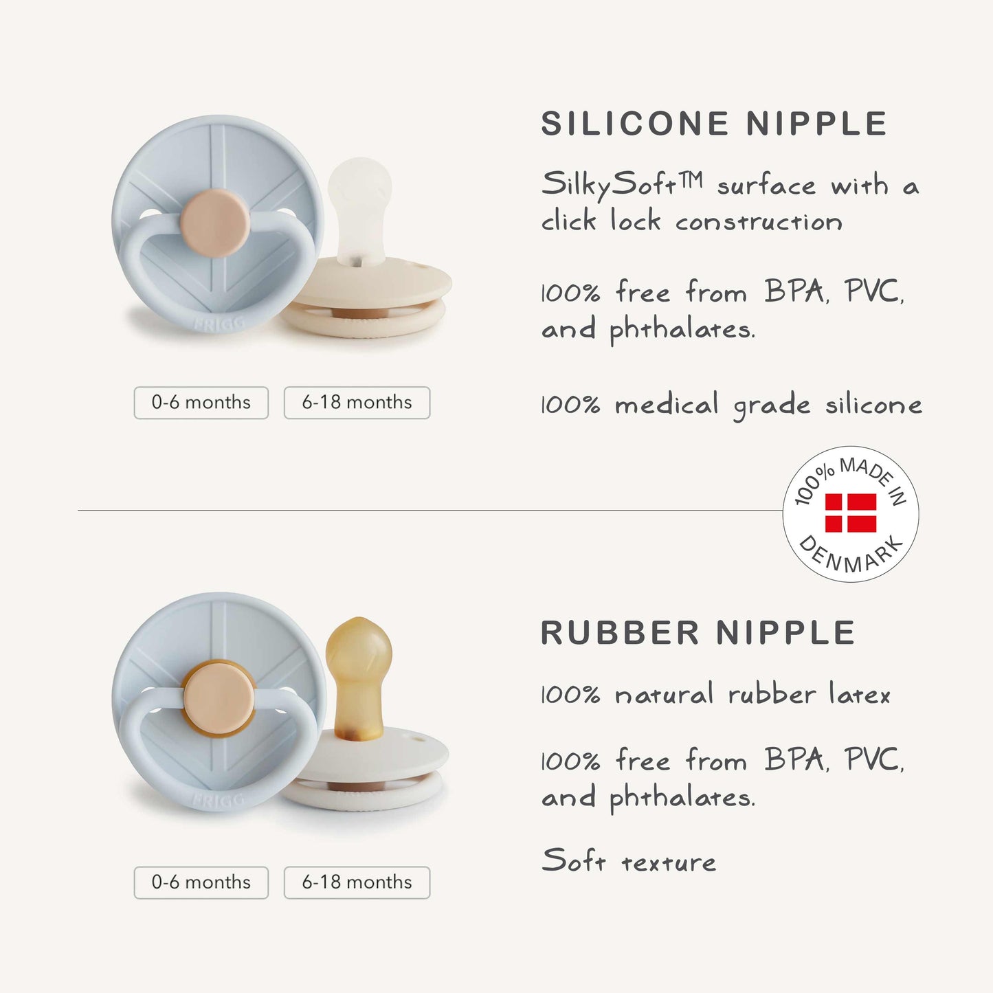 FRIGG Little Viking Silicone 2-Pack - Babies in Bloom