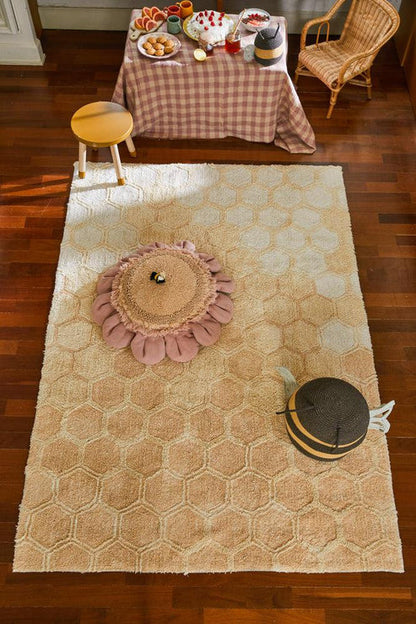 Washable Area Rug Sweet Honey