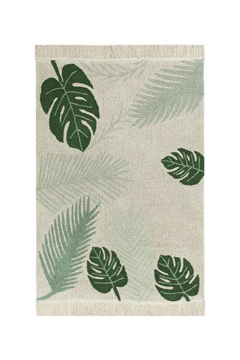 Washable Area Rug Tropical