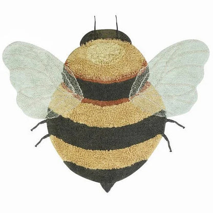 Washable Cotton Rug Bee