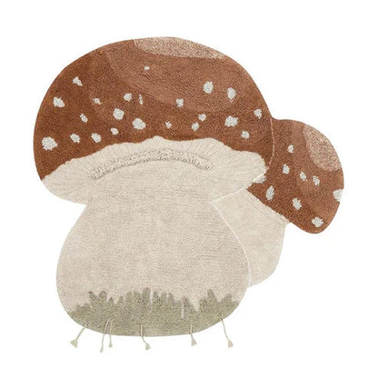 Washable Cotton Rug Boletus