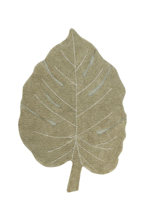 Washable Cotton Rugs Monstera