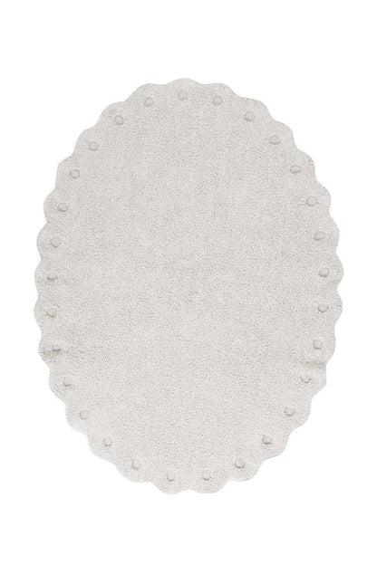 Washable Oval Rug Pinecone