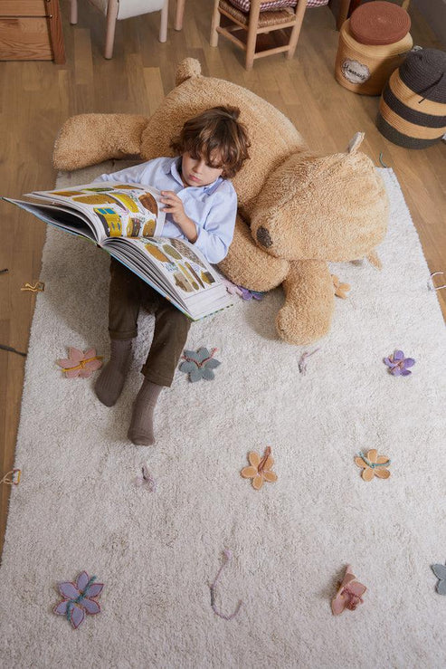 Washable Play Rug Wildflowers