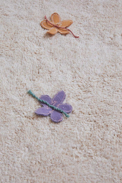 Washable Play Rug Wildflowers