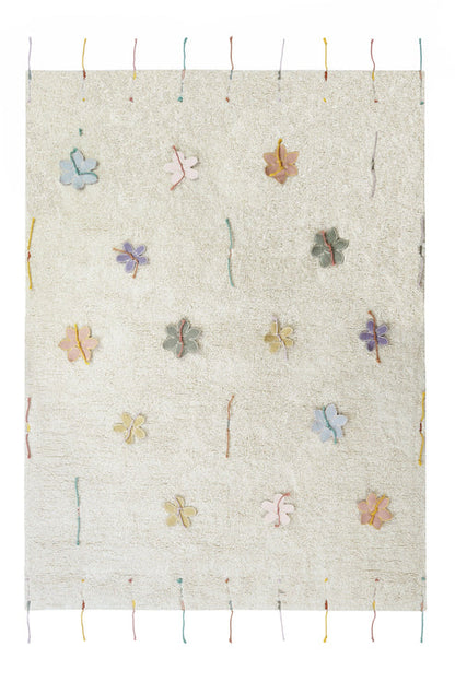 Washable Play Rug Wildflowers