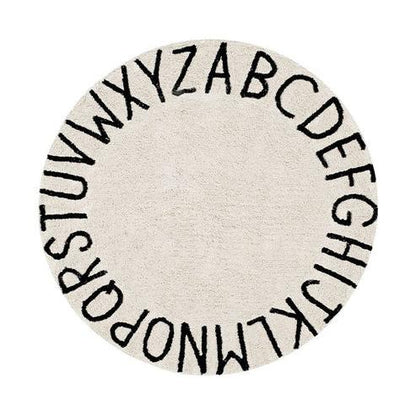 Washable Round Rugs ABC